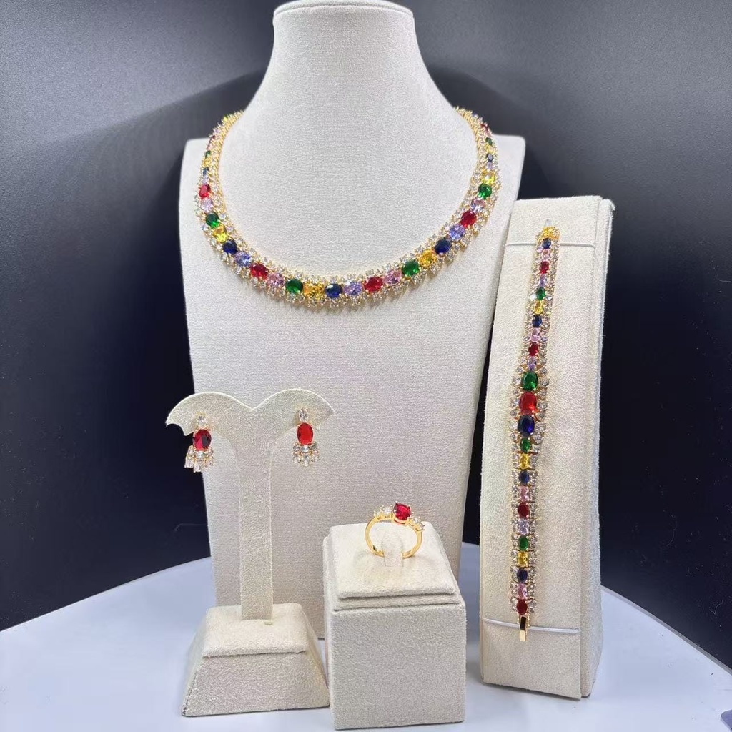 [MIMMS-20250701-0098] Lagos Gold Gemstone 4-Piece Set