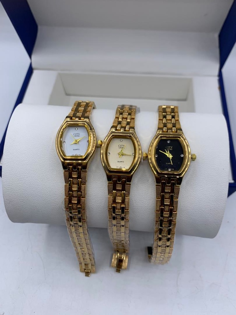 [WATCHES-0243] Mesh Band Gold Watch