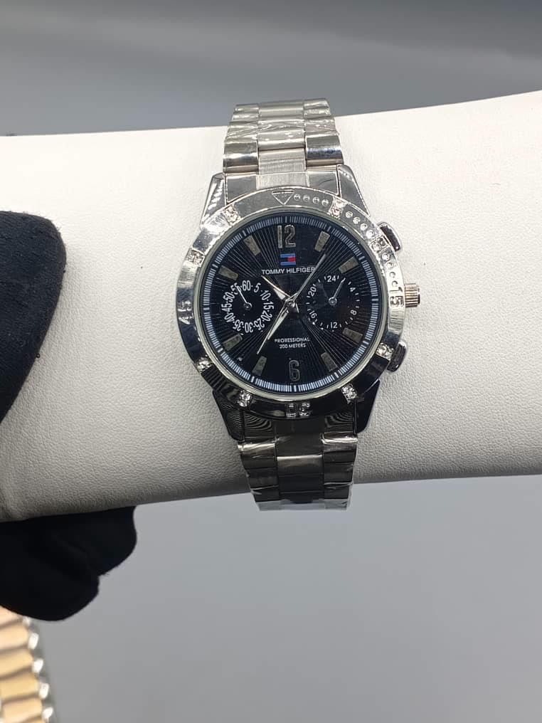 [WATCHES-0256] Chronograph Silver Watch