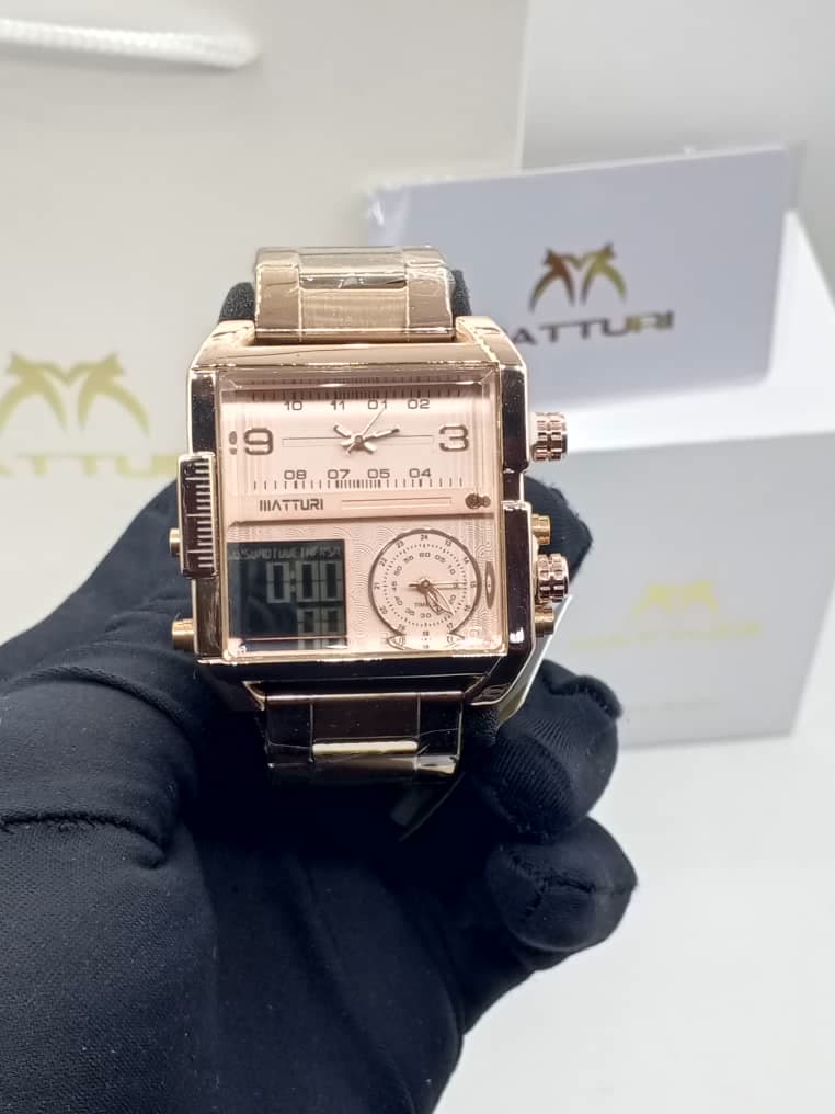 [WATCHES-0259] Moonphase Rose Gold Watch