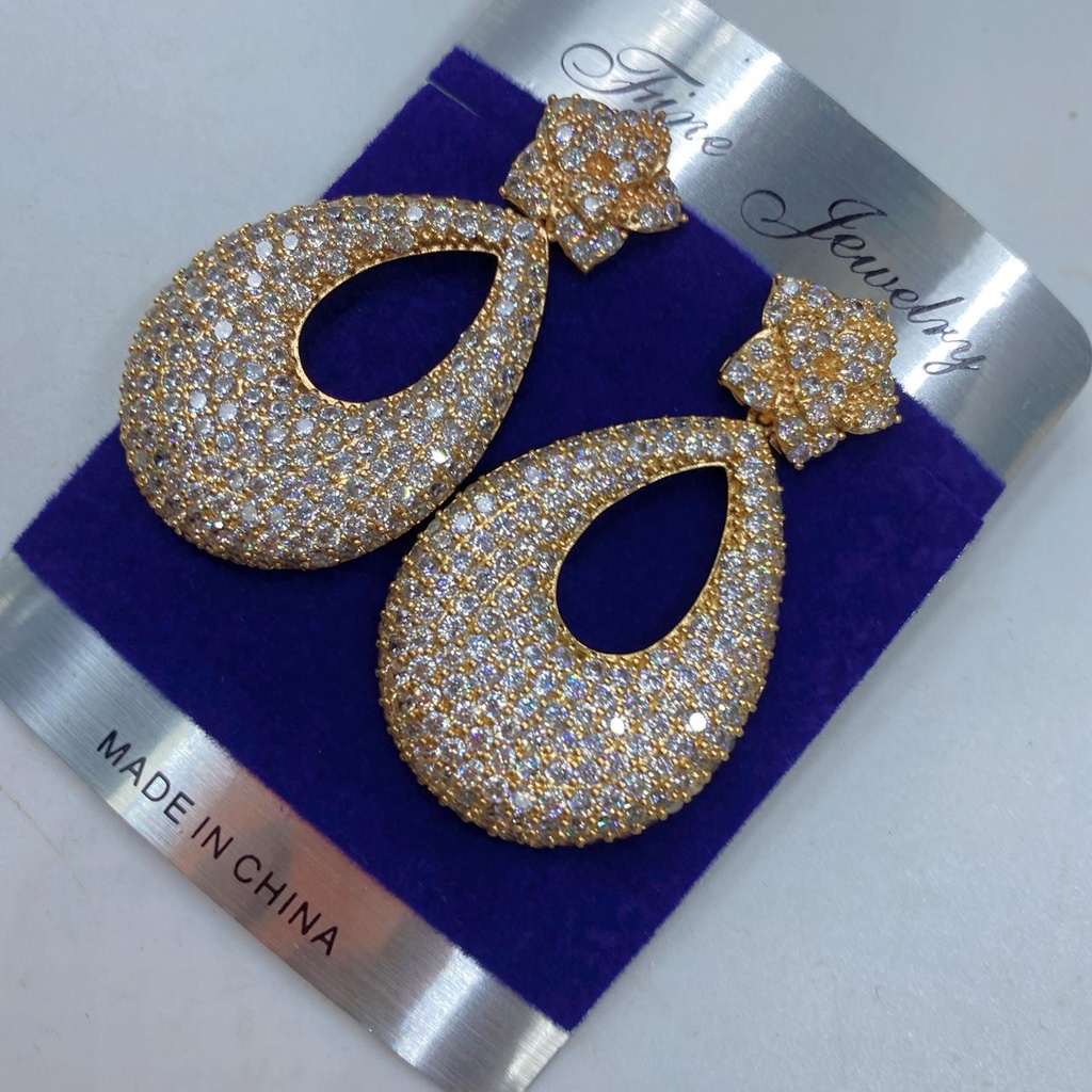 [ZIRCONIA-0015] Snowflake Diamond 4-Piece Set