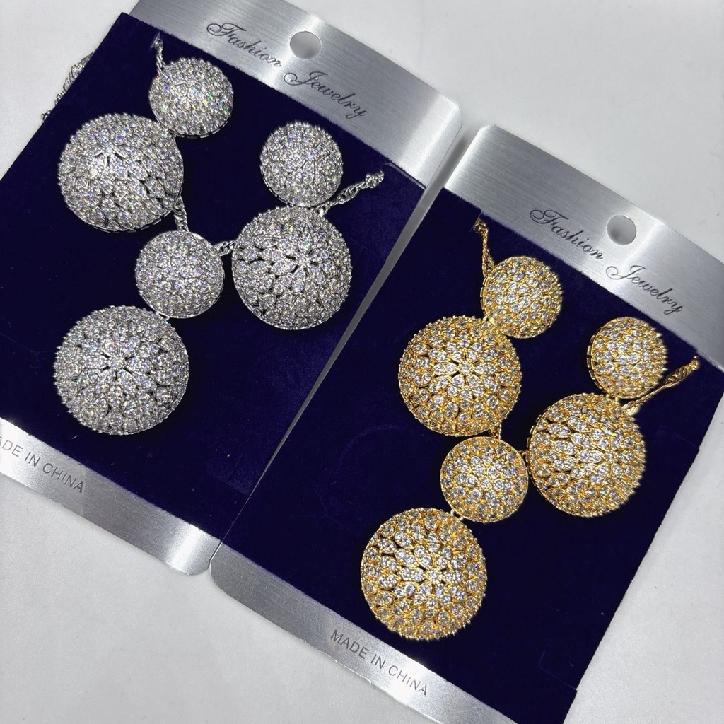 [ZIRCONIA-0034] Diamond Petal 4-Piece Set