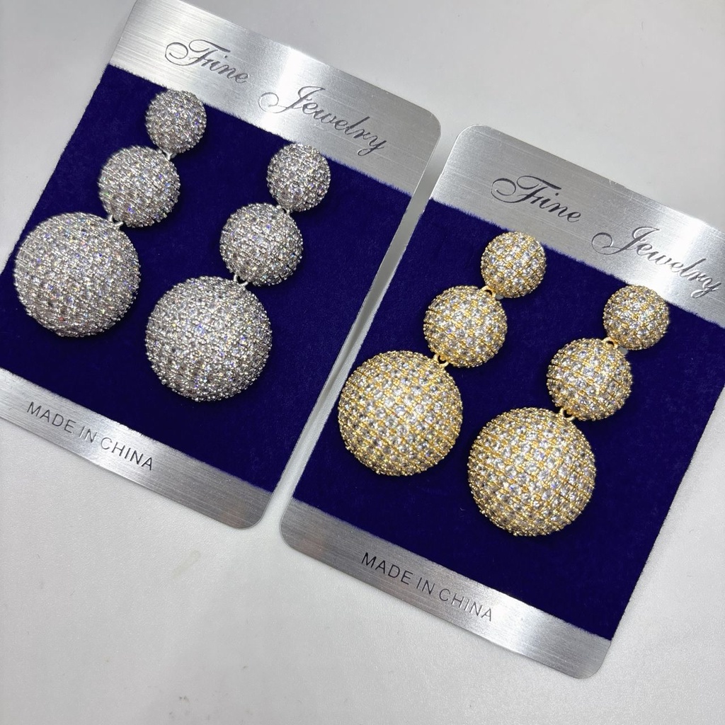 [ZIRCONIA-0040] Crystal Blossom 4-Piece Set