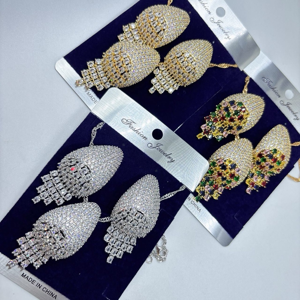 [ZIRCONIA-0049] Diamond Allure 4-Piece Set