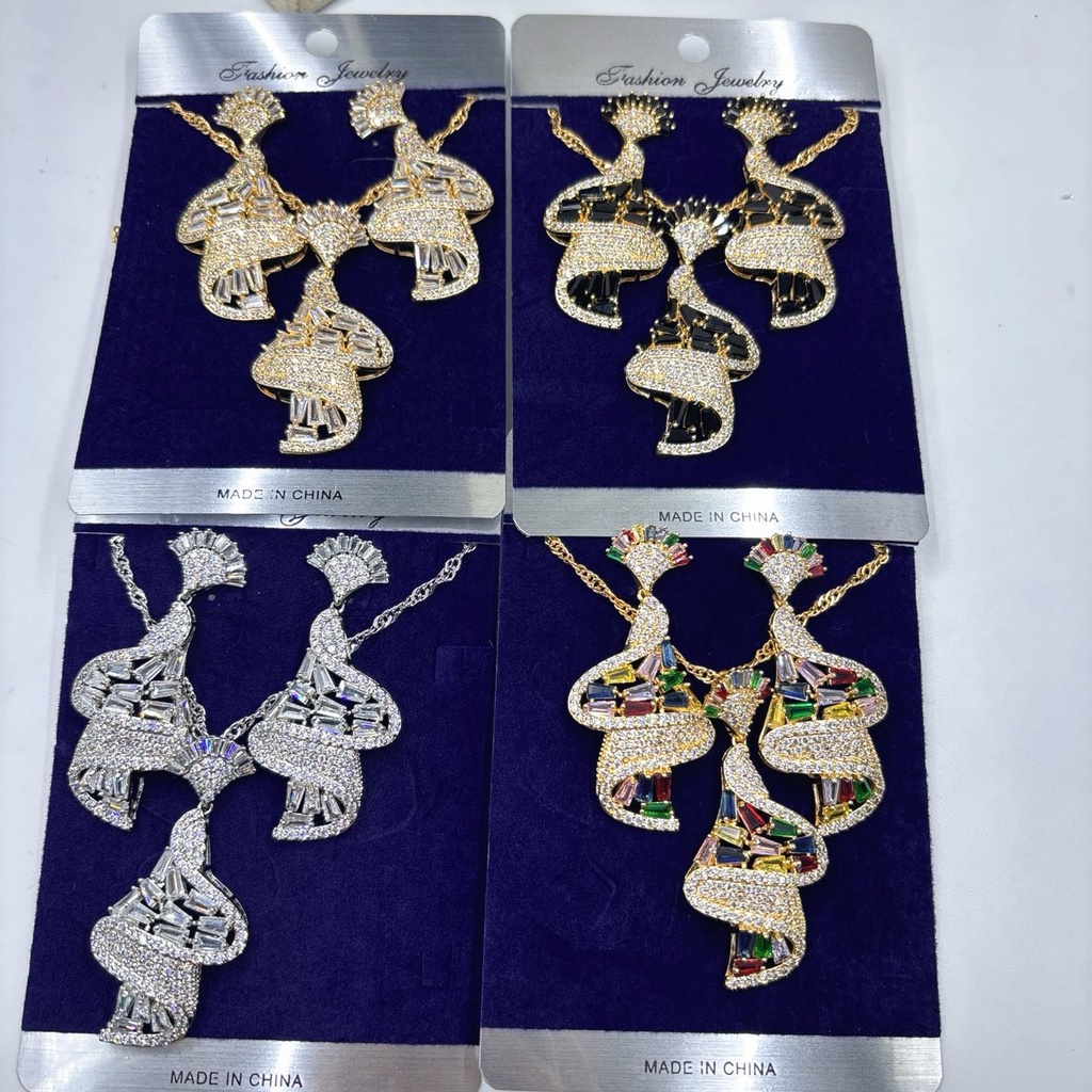 [ZIRCONIA-0078] Crystal Oasis 4-Piece Set