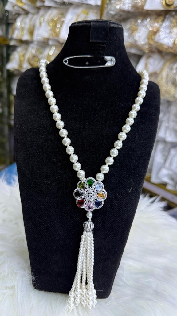 [MIMMS-20260814-0001] Pearl Tassel Necklace Set 01