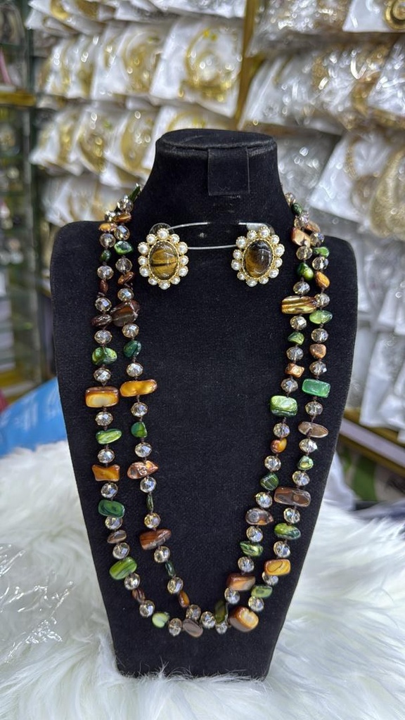 [MIMMS-20260814-0005] Beaded Long Necklace Set 02