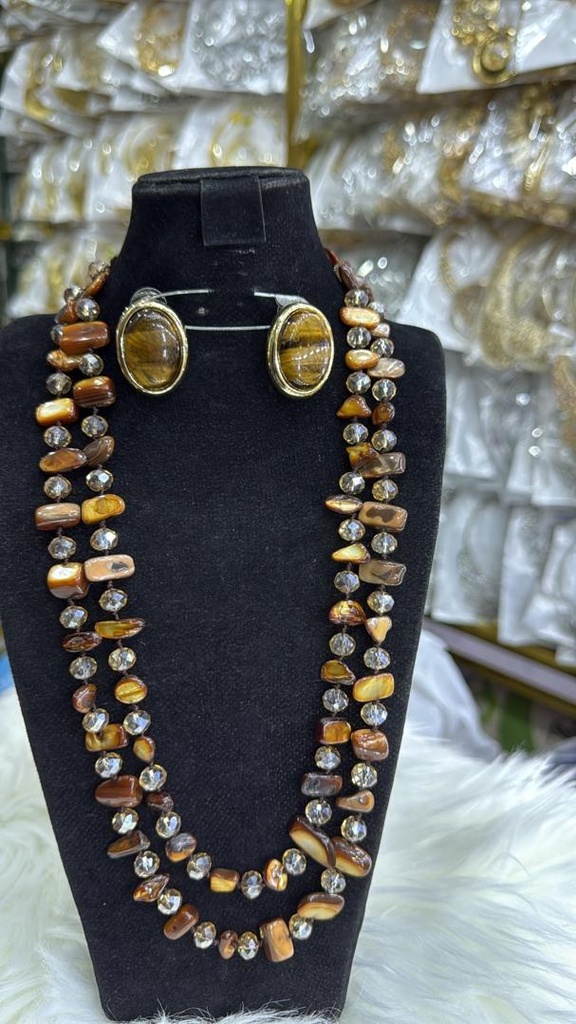 [MIMMS-20260814-0006] Beaded Long Necklace Set 03