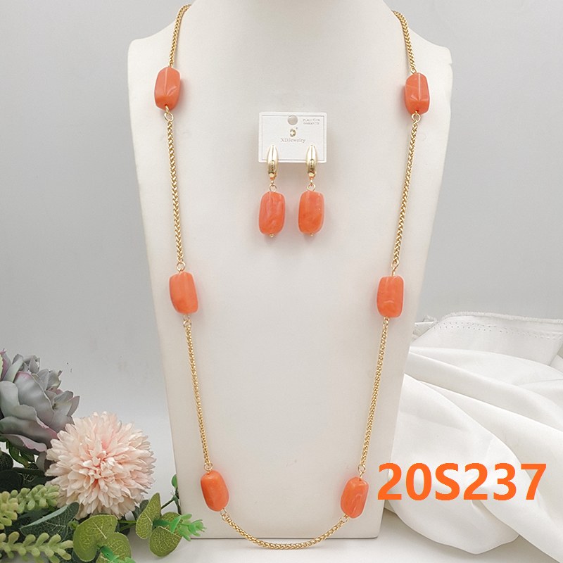 [MIMMS-20260814-0021] Long Chain Necklace Set 20S237