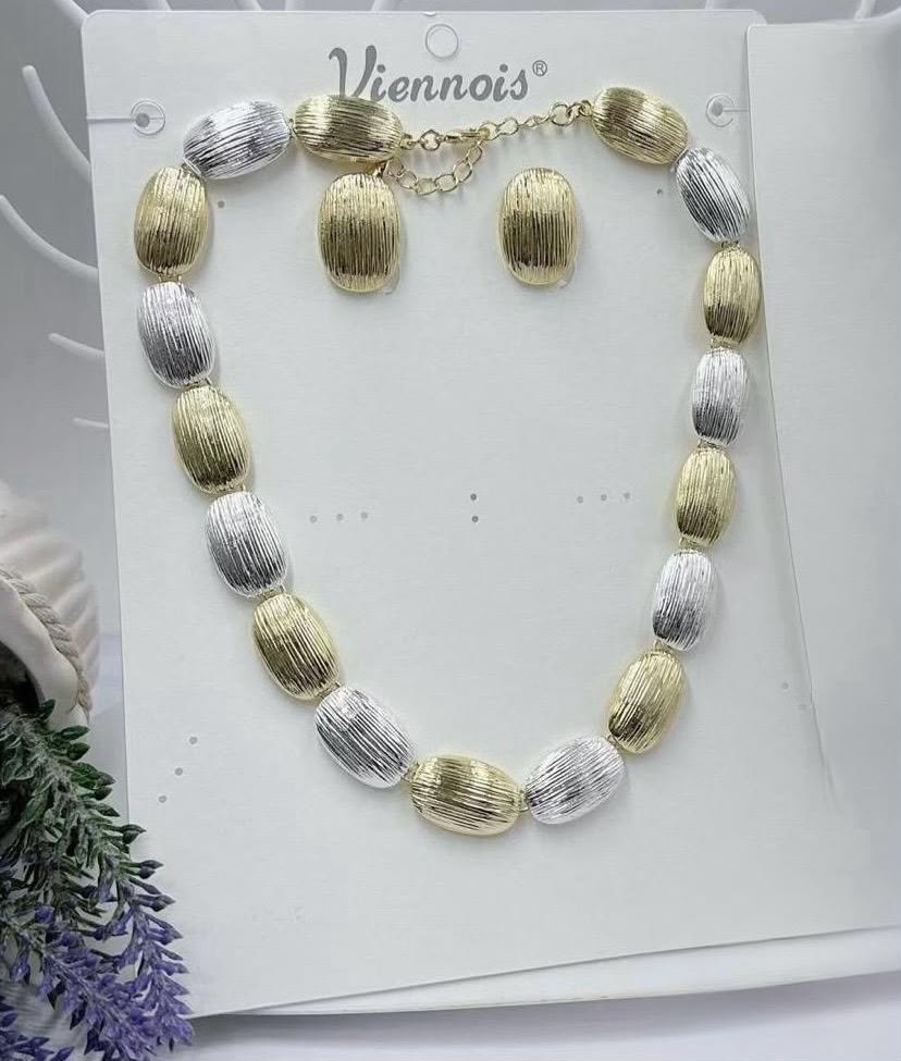 [MIMMS-20260814-0041] Viennois Necklace & Earrings Set 02