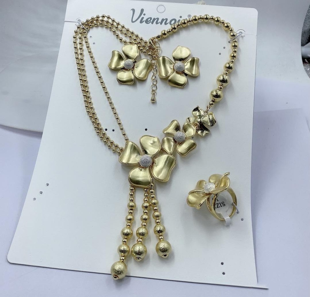 [MIMMS-20260814-0042] Viennois Necklace & Earrings Set 03