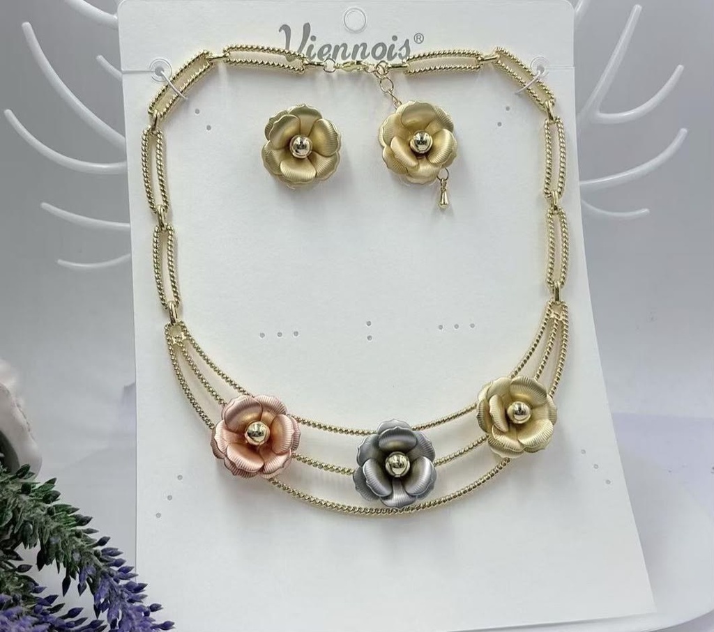 [MIMMS-20260814-0043] Viennois Necklace & Earrings Set 04