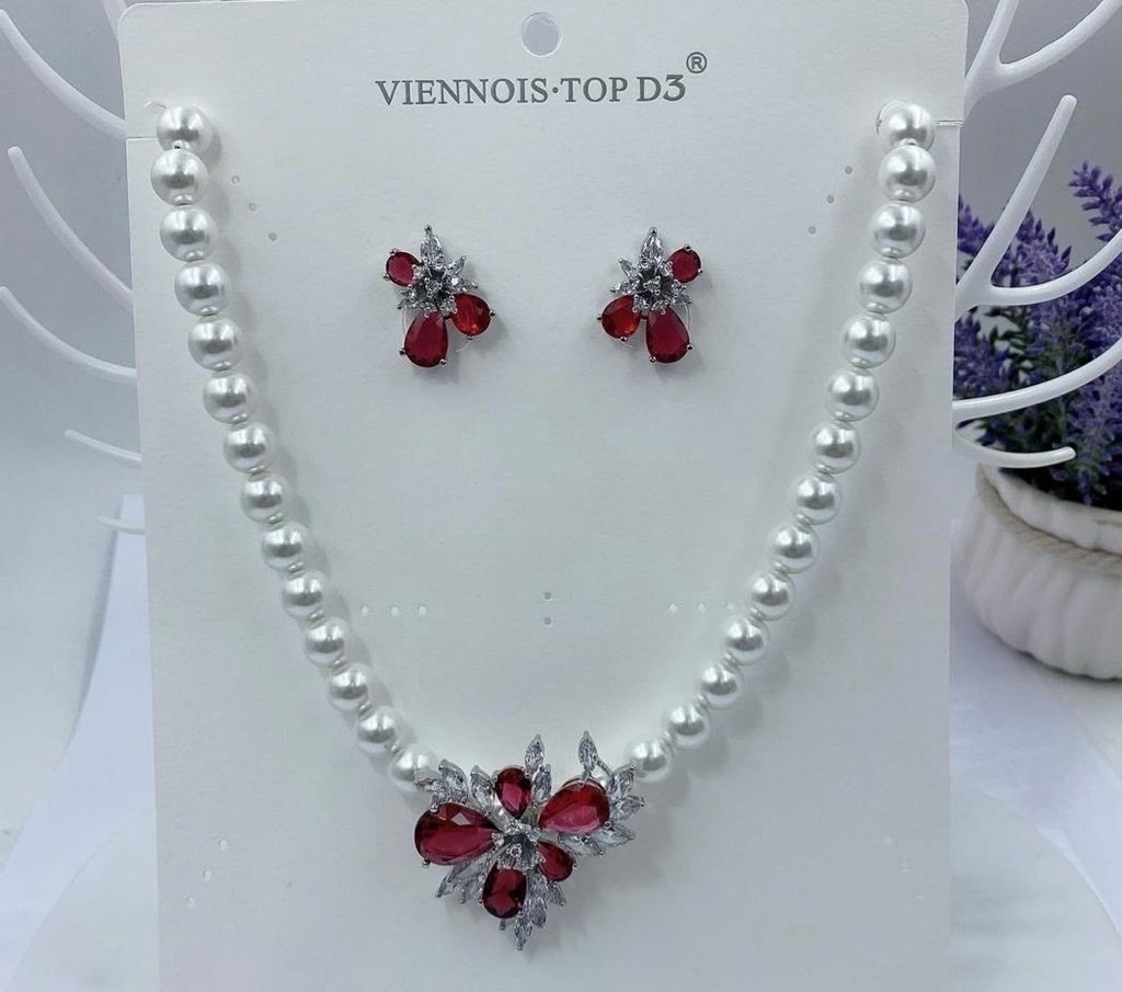 [MIMMS-20260814-0045] Viennois Necklace & Earrings Set 06