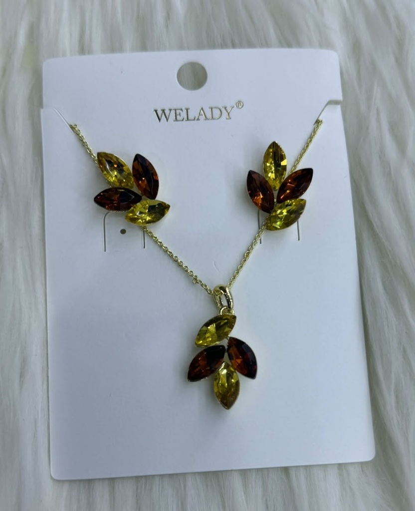 [MIMMS-20260814-0071] Pendant & Earrings Set 01