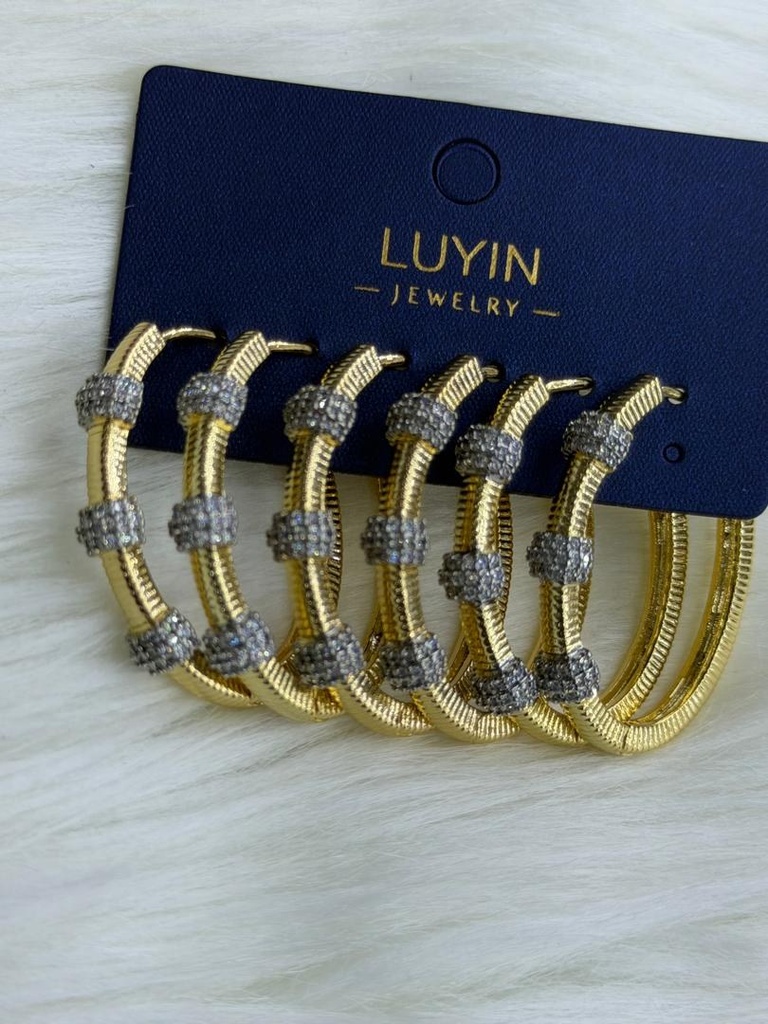 [MIMMS-20260814-0122] Zirconia Hoop Earrings 22