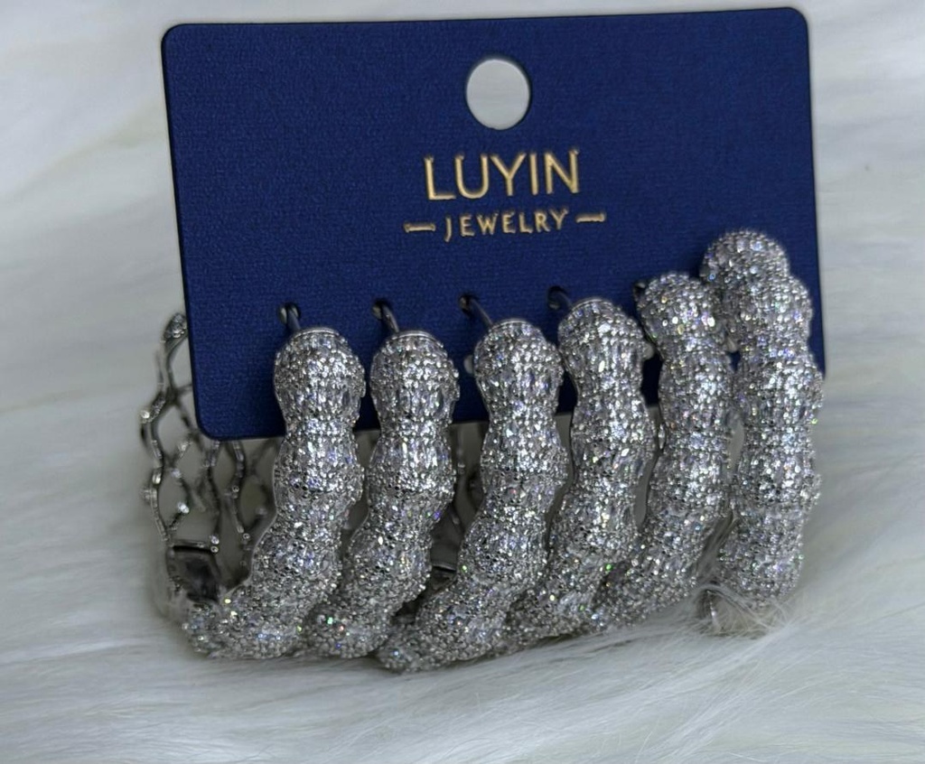 [MIMMS-20260814-0125] Zirconia Hoop Earrings 25
